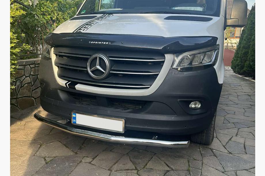 Mercedes Sprinter W907/W910 2018- Frontschutzbügel ST008 (Edelstahl) Foto 1
