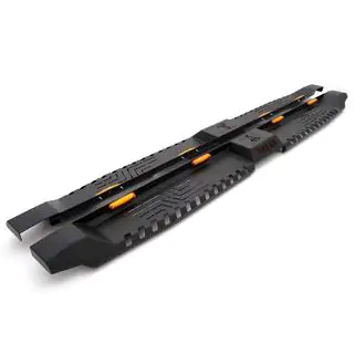 Trittbretter Dakar V2 mit LED (2 Stk, Metall) Foto 1