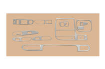 Kia Sephia 1993-1998 Armaturenbrett Dekor (1995-1998) Aluminium Foto 1