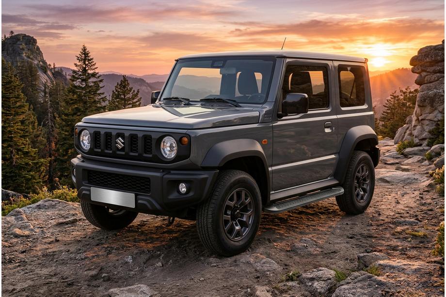Suzuki Jimny 2018- Trittbretter Allmond Black (2 Stk., Aluminium) Foto 1