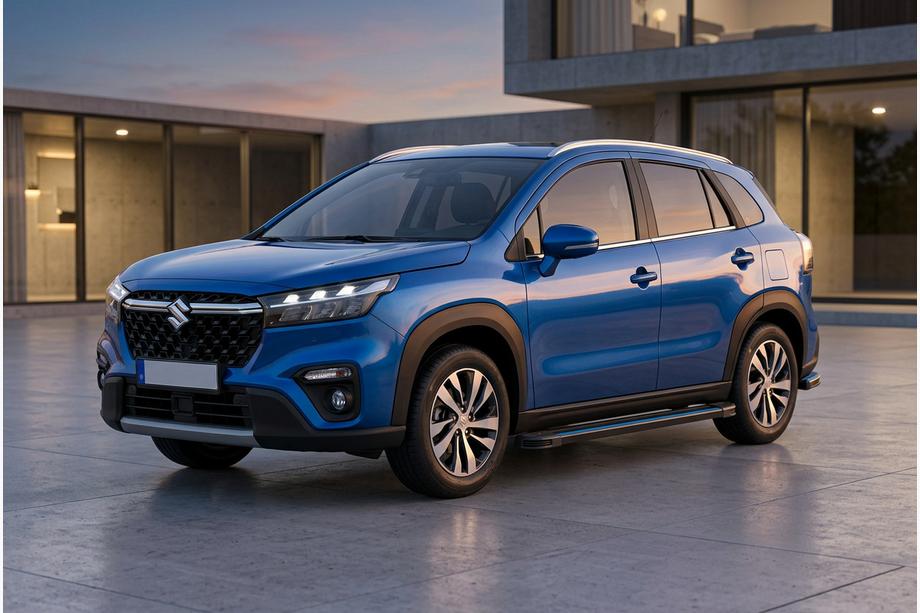 Suzuki SX4 S-Cross 2021- Seitenschweller Maya Blue (2 Stk., Aluminium) Foto 1