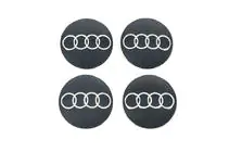 Audi Aufkleber für Felgendeckel 65mm (4Stk) Foto 2