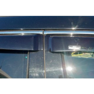 Windabweiser mit Chromleiste (4 Stk, HIC) Infiniti FX 2008-2012 Foto 3