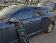 Kia Optima 2010-2016 Windabweiser (4 Stk., Sunplex Sport) Foto 1