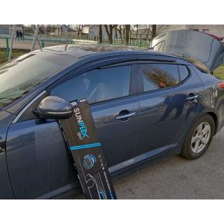 Windabweiser (4 Stk., Sunplex Sport) Kia Optima 2010-2016 Foto 1