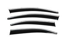 Citroen C-Elysee 2013-2022 Windabweiser mit Chromleisten (4 Stk., Sunplex Chrome) Foto 10