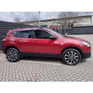 Windabweiser mit Chromleisten (4 Stk., Sunplex Chrome) Nissan Qashqai 2007-2010 Foto 4