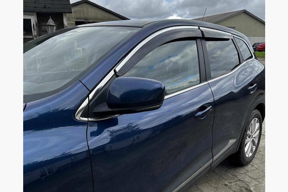 Renault Kadjar 2015-2022 Windabweiser mit Chromleisten (4 Stk., Sunplex Chrome) Foto 1
