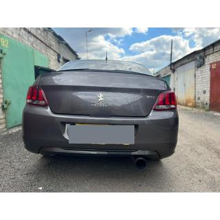 Heckspoiler LIP (Sunplex, schwarz) (118,5cm x 5,5cm) Peugeot 301 2012- Foto 4