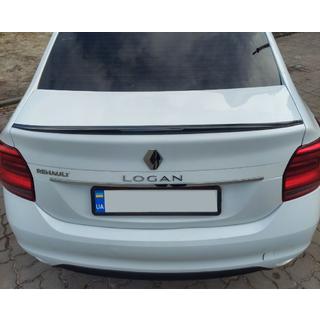 Heckspoiler LIP (Sunplex, schwarz) (118,5cm x 5,5cm) Renault Logan II 2013-2022 Foto 2