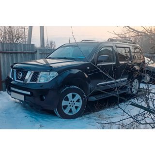 Windabweiser (4 Stk, HIC) Nissan Pathfinder R51 2005-2014 Foto 3