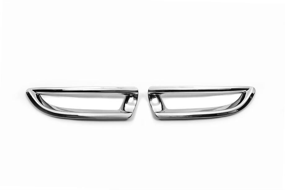 Honda CRV 2012-2016 Chrom Abdeckungen für hintere Nebelscheinwerfer (2 Stk, ABS) Foto 3
