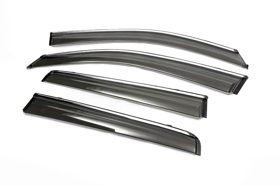 Mitsubishi Outlander 2012-2021 Chrom Windabweiser (4 Stk., Libao) Foto 3