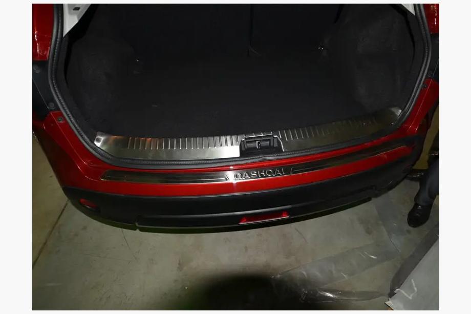Nissan Qashqai 2007-2010 Heckstoßstangenschutz Libao Edelstahl Foto 3