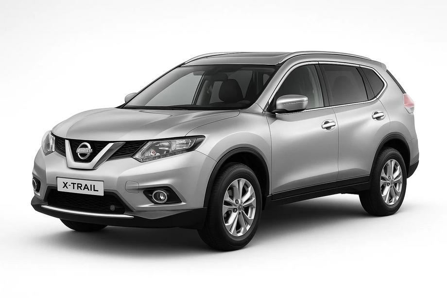 Nissan X-trail T32/Rogue 2014-2021 Integrierte Dachreling grau OEM (für X-trail, Aluminium, Klebemontage) Foto 3