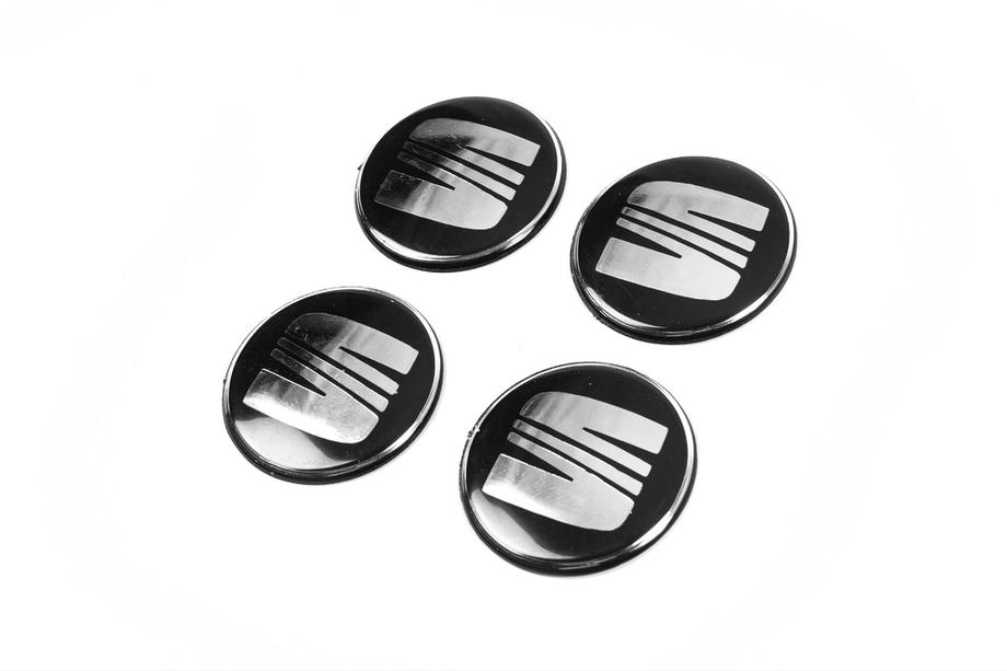 Seat Aufkleber für Felgendeckel 54mm (4 Stk) Foto 2