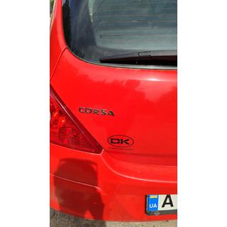 Schriftzug Corsa 12.5cm x 1.6cm Opel Corsa C 2000-2006 Foto 2