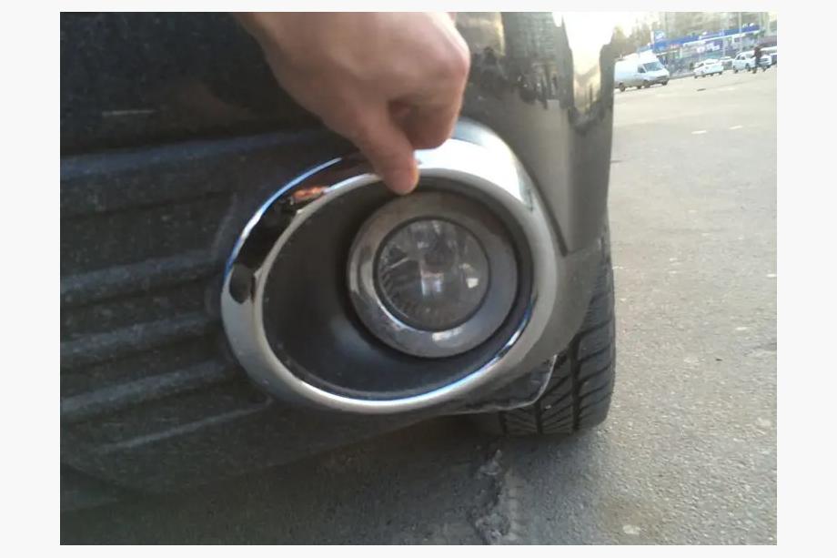 Subaru Forester 2008-2013 Chrom Nebelscheinwerfer Abdeckungen Libao 2010-2013 (2 Stk, Kunststoff) Image