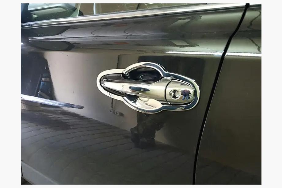 Toyota Rav 4 2013-2018 Chrom Unterlagen für Türgriffe Libao (4 Stk, Kunststoff) Foto 1