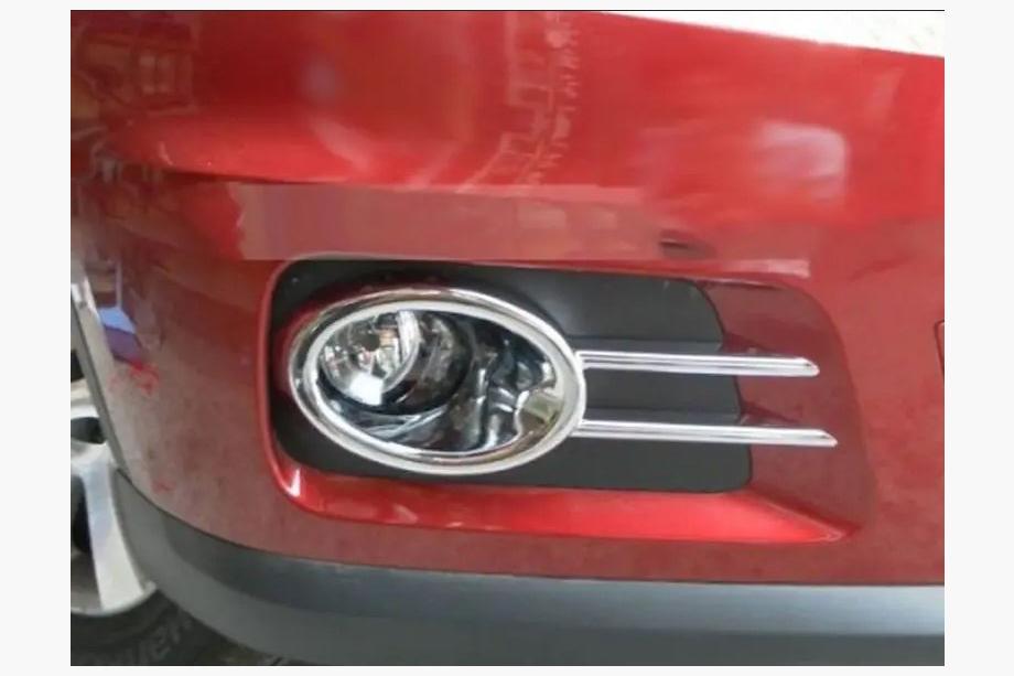Volkswagen Tiguan 2007-2016 Chrom Nebelscheinwerfer Abdeckungen Libao 2011-2016 Off Road (2 Stk, Kunststoff) Foto 3