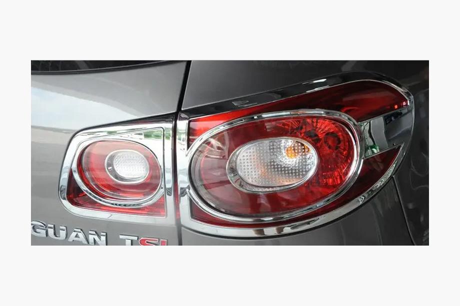 Volkswagen Tiguan 2007-2016 Chrom Heckleuchten Abdeckungen Libao 2007-2011 (2 Stk., Kunststoff) Foto 1