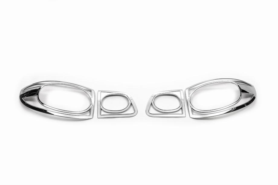 Volkswagen Tiguan 2007-2016 Chrom Heckleuchten Abdeckungen Libao 2007-2011 (2 Stk., Kunststoff) Foto 4