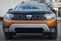 Renault Duster 2018-2024 Abdeckungen für Nebelscheinwerfer (ABS, grau) Foto 2