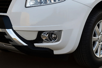 Geely Emgrand X7 2011- Chrom Blenden fuer Nebelscheinwerfer Libao (2 Stk, Kunststoff) Foto 3