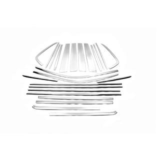 Fensterrahmen Chrom Zierleisten Set Toyota Land Cruiser Prado 150 2009-2023 Foto 4
