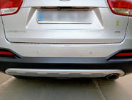 Kia Sorento III UM 2014-2020 Heckstoßstangenschutz Edelstahl Foto 4