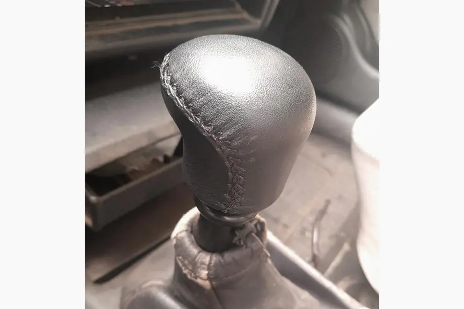 Opel Vectra B 1995-2002 Schaltknauf ohne Logo (Leder) Image