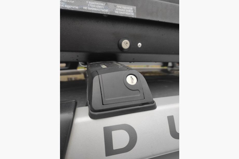 Renault Duster 2008–2017 Dachträger für Reling abschließbar Skybar V1 (2014-2018, 2 Stk) 2014-2018, Grau Foto 5