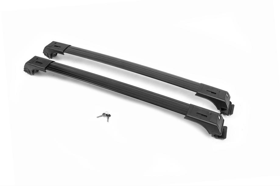 Renault Duster 2008–2017 Dachträger für Reling abschließbar Skybar V1 (2014-2018, 2 Stk) 2014-2018, Grau Foto 3