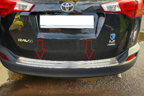 Toyota Rav 4 2013-2018 Kofferraumleiste Libao V1 (2013-2016, Edelstahl) Foto 1