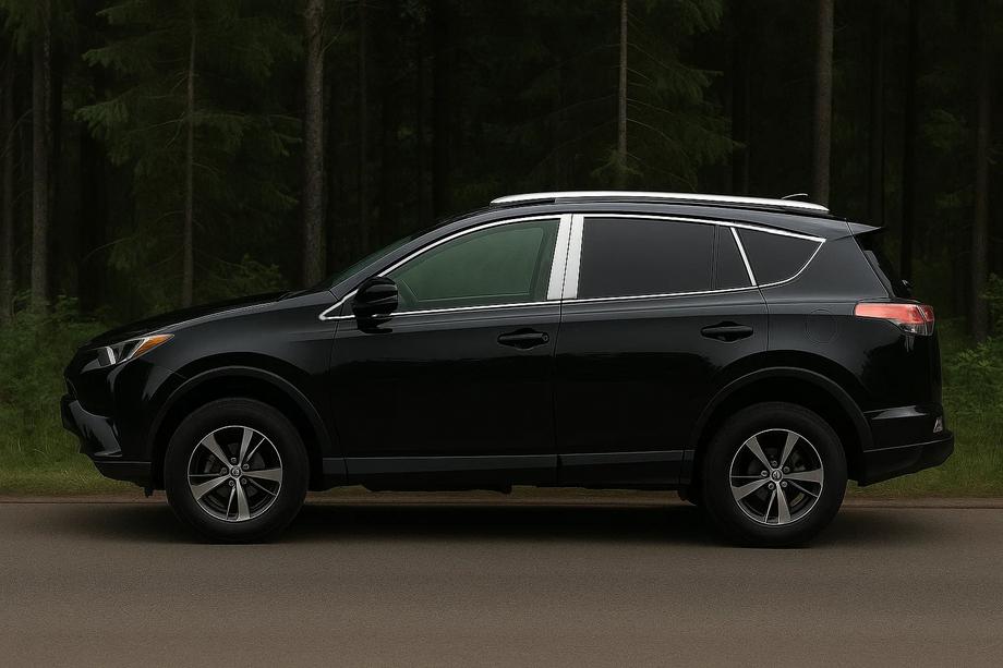 Toyota Rav 4 2013-2018 Fensterrahmen Chrom Zierleisten Set Image