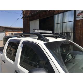Dachreling mit Querträgern (2 Stk, schwarz) Toyota Hilux 2006-2015 Foto 2