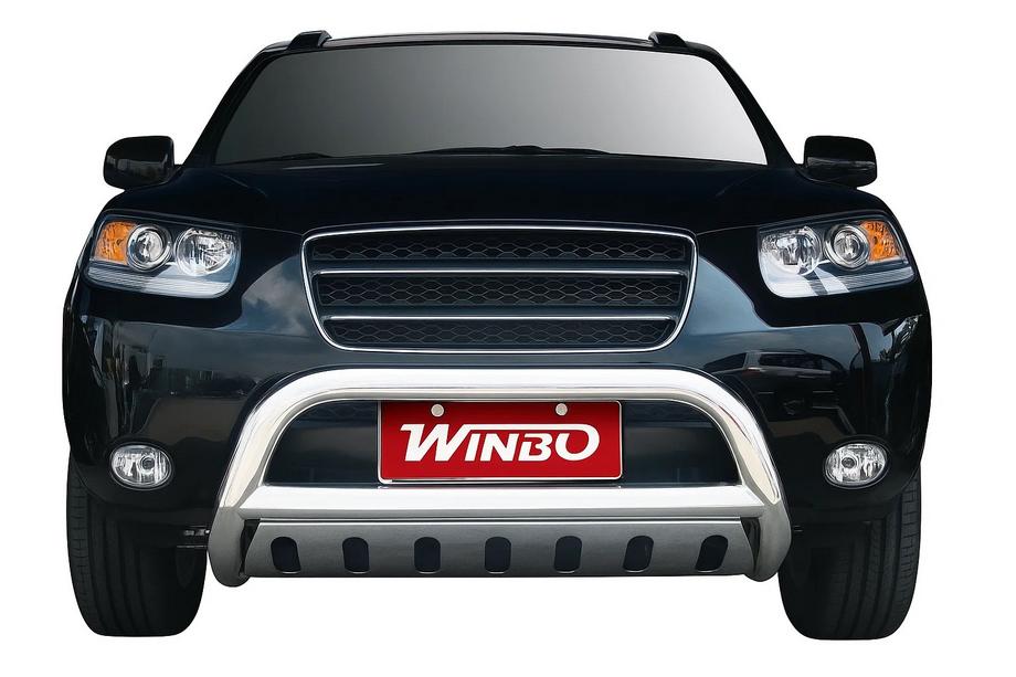Hyundai Santa Fe 2 2006-2012 Frontbügel Winbo (Edelstahl) Image