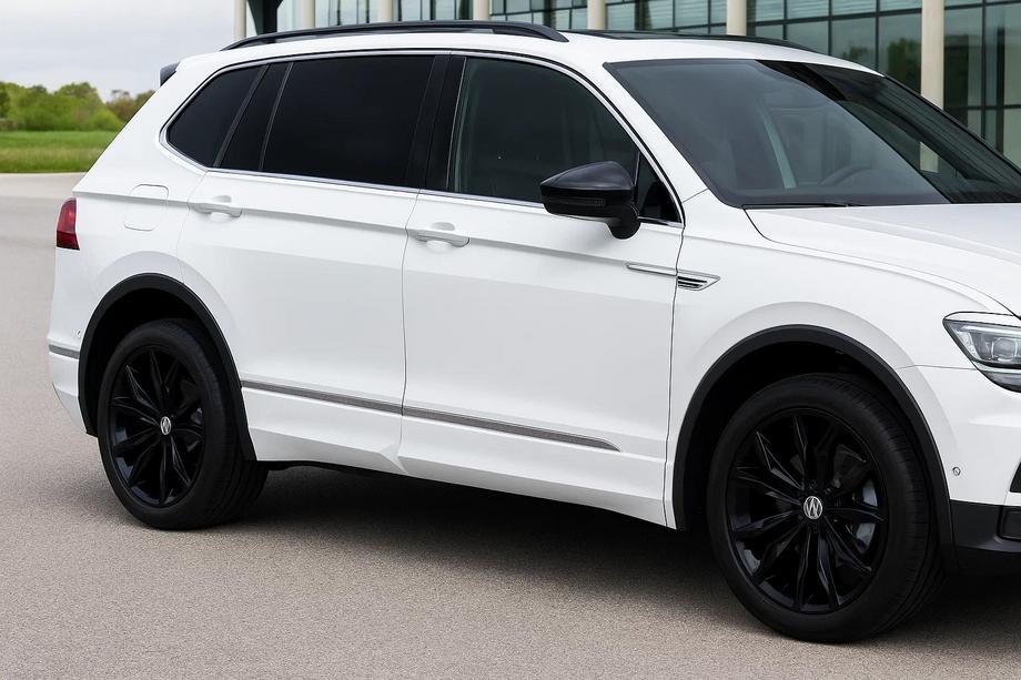 Volkswagen Tiguan 2016-2023 Türleisten Carmos (4 Stk, Edelstahl) Image