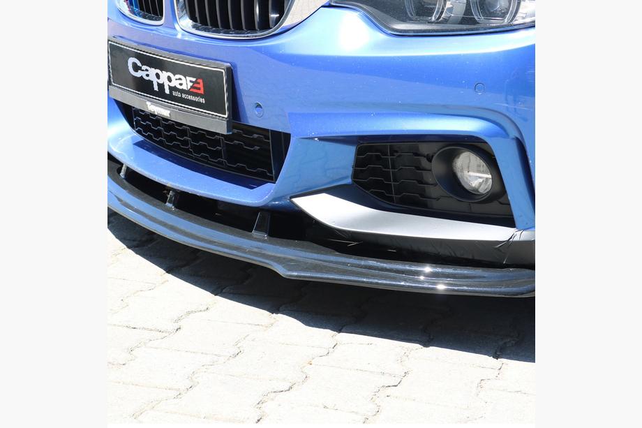 BMW 4 Series F32/F33/F36 2012-2020 Frontspoiler Lippe für M-Sport (schwarz) Foto 3