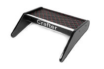 Volkswagen Crafter 2006-2016 Ablage für Armaturenbrett (Schwarz mit roter Naht) Foto 1
