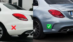 Mercedes C-class W205 2014-2021 Bodykit mit Diffusor V1 (AMG C63-Design 2014-2018) Foto 2