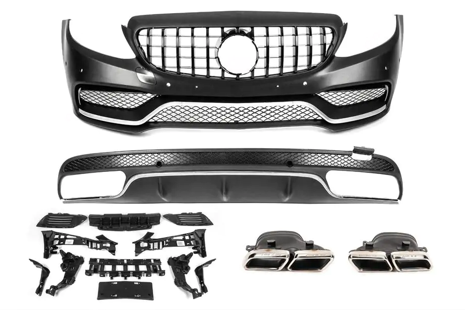 Mercedes C-class W205 2014-2021 Bodykit mit Diffusor V1 (AMG C63-Design 2014-2018) Image