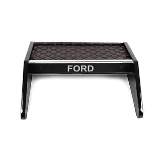 Ablage für Armaturenbrett (Schwarz mit roter Naht) Ford Transit 2000–2014 Foto 3