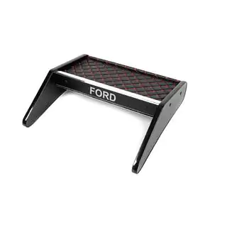 Ablage für Armaturenbrett (Schwarz mit roter Naht) Ford Transit 2000–2014 Foto 1