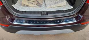 Opel Mokka 2012-2021 Heckstoßstangenabdeckung V-1 Carmos Edelstahl Foto 2