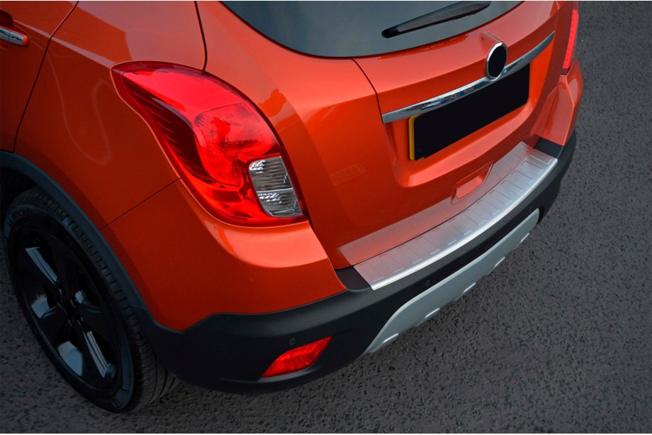 Opel Mokka 2012-2021 Heckstoßstangenabdeckung OmsaLine (2012-2016, Edelstahl) Foto 2
