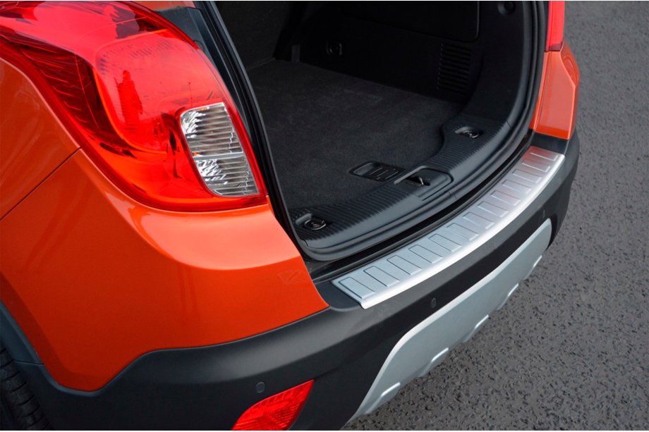 Opel Mokka 2012-2021 Heckstoßstangenabdeckung OmsaLine (2012-2016, Edelstahl) Foto 1