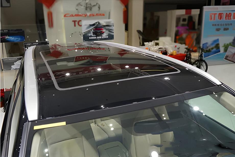 Toyota Highlander 2013-2019 Integrierte Dachreling grau OEM (ABS-Kunststoff) Foto 2