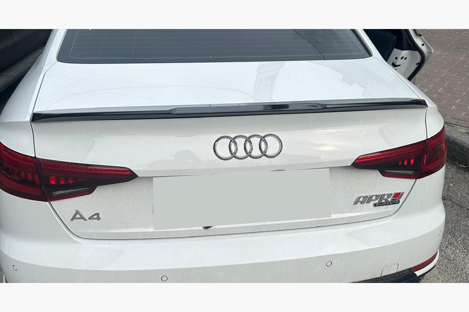 Audi A4 B9 2015-2024 Heckspoiler Lippe (1234 Upgrade, Schwarz) Image