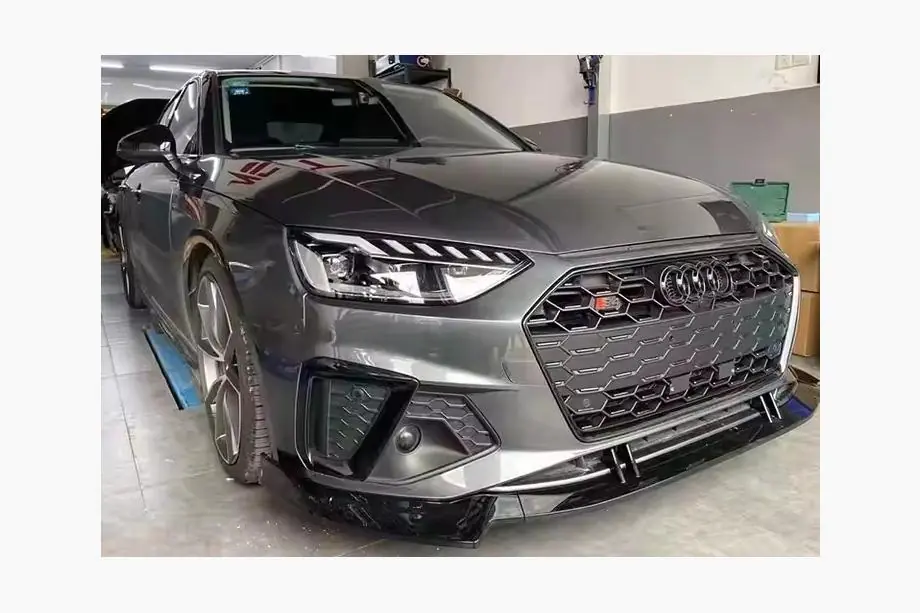 Audi A4 B9 2015-2024 Frontlippe 2021-2023 (schwarz) Image